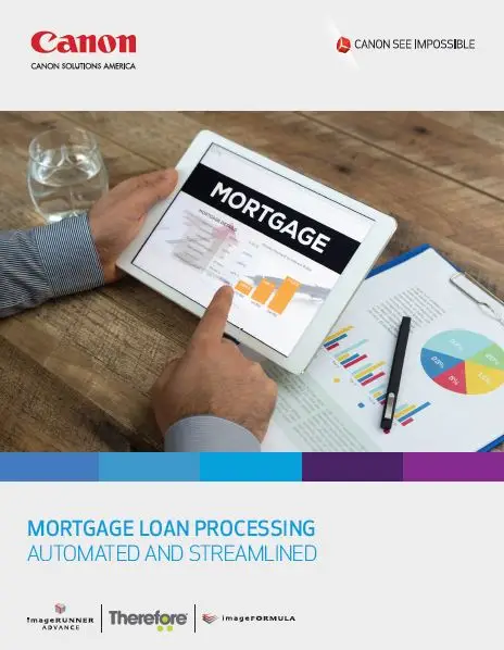 Canon, Finance, Mortgage Loan, Processing, Carraway Office Solutions