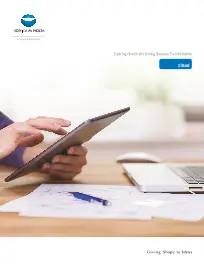 Cloud, Brochure, Konica-Minolta, Carraway Office Solutions