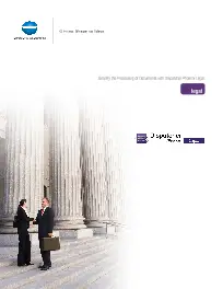 Dispatcher Phoenix, Legal, Konica-Minolta, Carraway Office Solutions