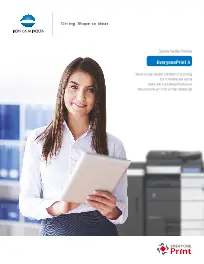 Everyone Print 4, Brochure, Konica-Minolta, Carraway Office Solutions