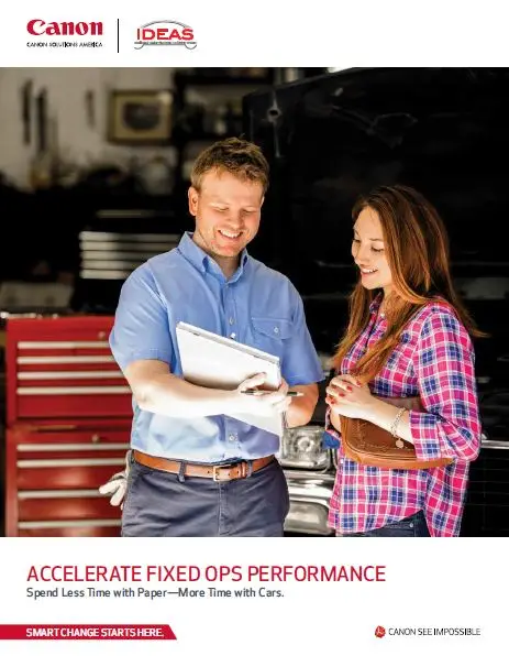 Canon, IDEAS Brochure, Carraway Office Solutions