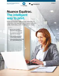 KM, Equitrac Express, Brochure, Konica-Minolta, Carraway Office Solutions