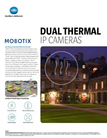 Mobotix, Dual Thermal IP Cameras, Konica Minolta, Carraway Office Solutions