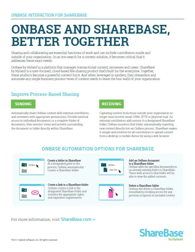 OnBase, ShareBase, Kyocera, Software, Document Management, Carraway Office Solutions