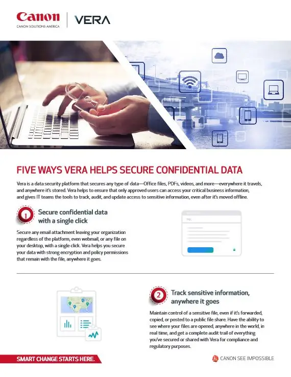 vera, security, canon, confidential, Carraway Office Solutions
