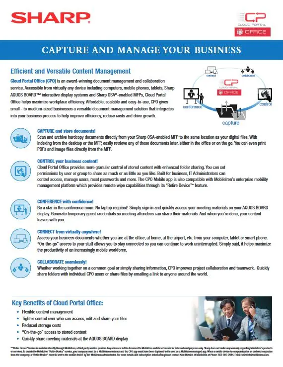 sharp, Cloud Portal Office, Carraway Office Solutions