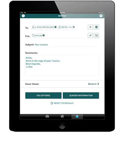 Ipad Service, XMedius Fax, Carraway Office Solutions