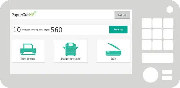 Papercut, Integrated Scanning, Carraway Office Solutions
