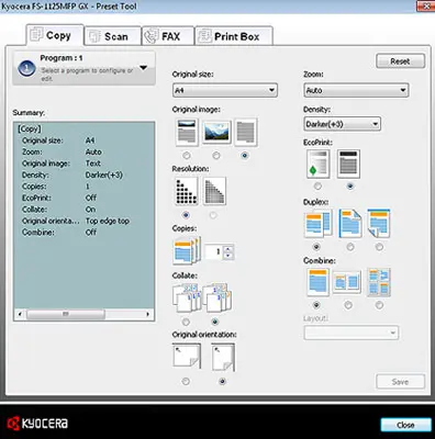 Program Function, Kyocera, Environment, Carraway Office Solutions