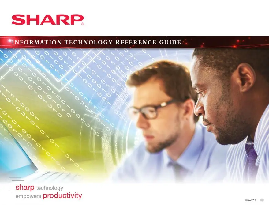 Sharp, IT Reference Guide, Carraway Office Solutions