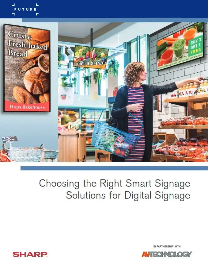 Sharp, Choosing The Right Smart Signage Solutions For Digital Signage, Carraway Office Solutions