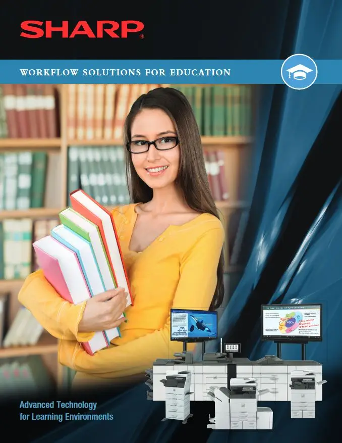 Sharp, Education, Brochure, Carraway Office Solutions