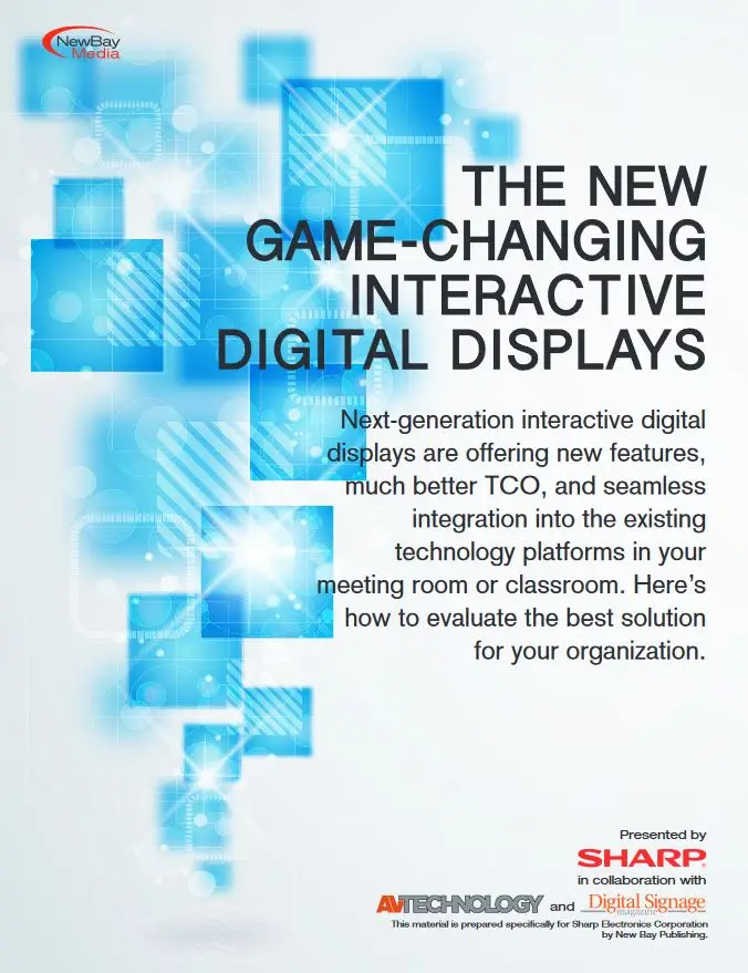 sharp, interactive displays, Carraway Office Solutions