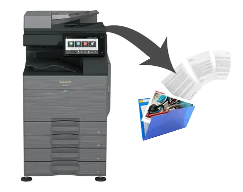 Sharp, Scan 2, Document Filing, Carraway Office Solutions