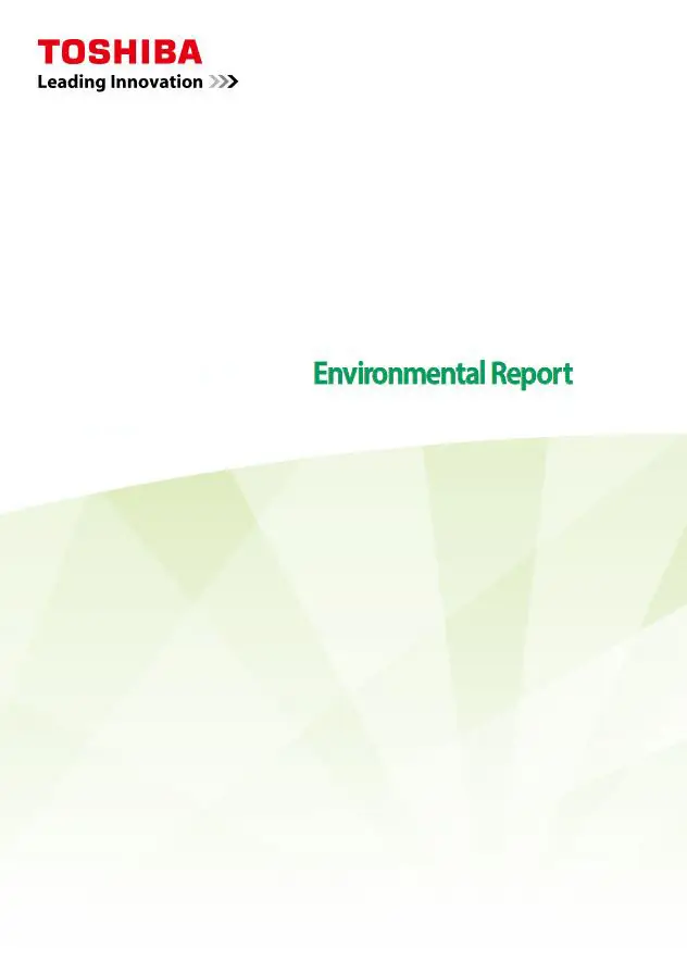 Environment, Report, responsibility, Toshiba, Carraway Office Solutions