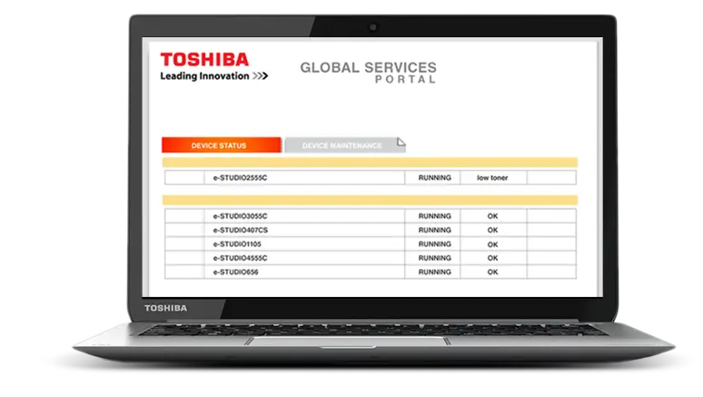 Manage Fleet, Laptop, MPS, MDS, Toshiba, Carraway Office Solutions