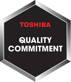 Total Quality Commitment, Logo, Toshiba, Carraway Office Solutions