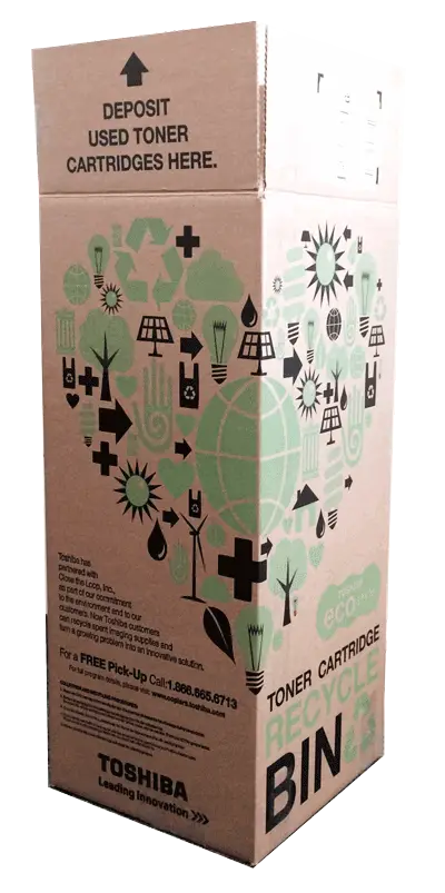 Recycling Box, Toshiba, Carraway Office Solutions