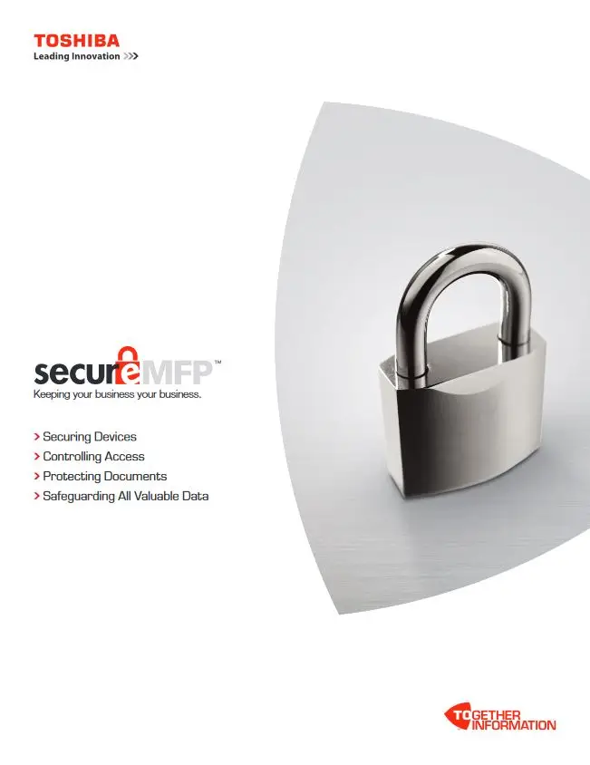 Secure Mfp, security, MPS, MDS, Toshiba, Carraway Office Solutions