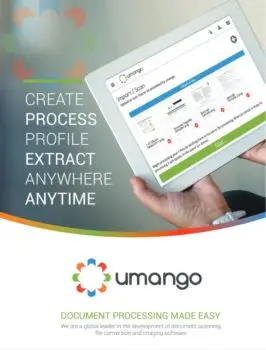 Brochure Cover, Umango, Carraway Office Solutions