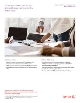 Mobile Print, mobile print, Xerox, Carraway Office Solutions